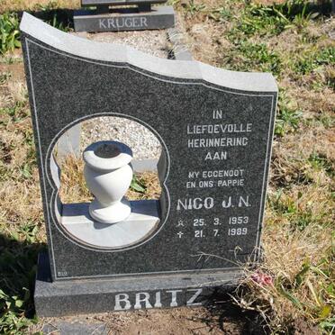 BRITZ Nico J.N. 1953-1989