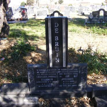 BRUIN Jan Johannes, de 1893-1976 &amp; Christina Johanna Elizabeth PIETERSEN 1903-1974