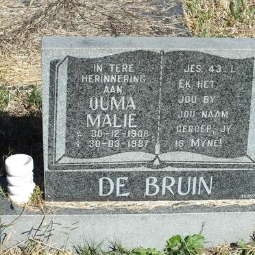BRUIN Malie, de 1908-1987