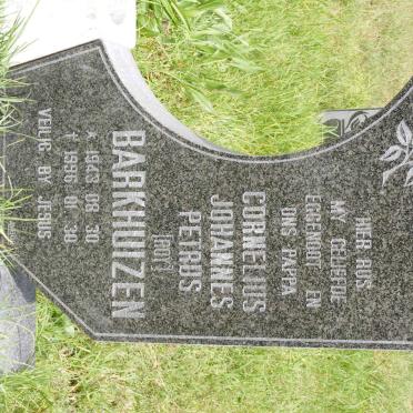BARKHUIZEN Cornelius Johannes Petrus 1943-1996