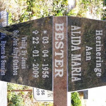 BESTER Alida Maria 1956-2009