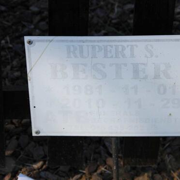 BESTER Rupert S. 1981-2010