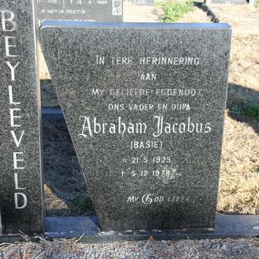 BEYLEVELD Abraham Jacobus 1925-1978 &amp; Helena 1928-1996