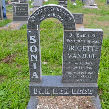 BERG Brigette Vanilee, van den 1967-1968