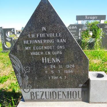 BEZUIDENHOUT Henk 1924-1994