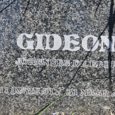 BEER Gideon Johannes, de 1951-2005
