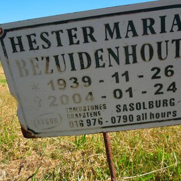 BEZUIDENHOUT Hester Maria 1939-2004