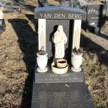 BERG Jan Dirk, van den 1951-1984