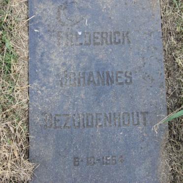 BEZUIDENHOUT Frederick Johannes -1964