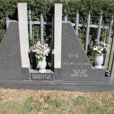 BOOYSE Lettie 1937-1994