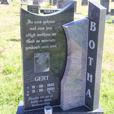 BOTHA Gert 1940-2004