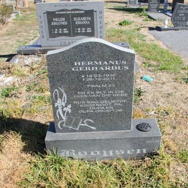 BOOYSEN Hermanus Gerhardus 1936-2011