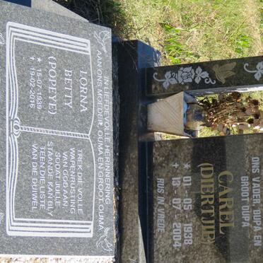 BOUWER Carel 1938-2004 &amp; Lorna Betty 1939-2016