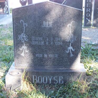 BOOYSE Julie 1943-1994