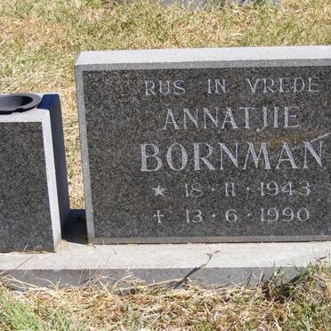 BORNMAN Annatjie 1943-1990