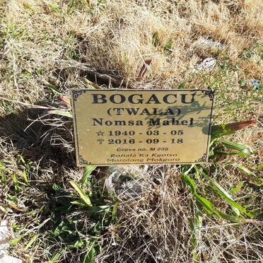 BOGACU Nomsa Mabel nee TWALA 1940-2016