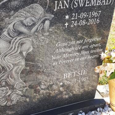 BOTHA Jan 1967-2016 &amp; Betsie 1965-