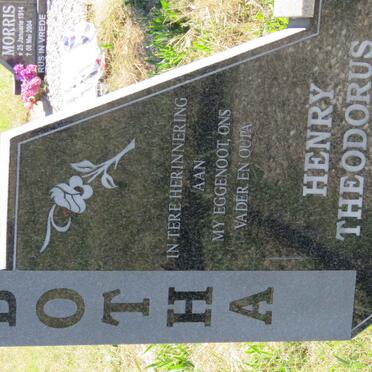 BOTHA Henry Theodorus 1931-2004