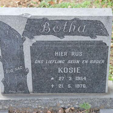 BOTHA Kosie 1954-1970