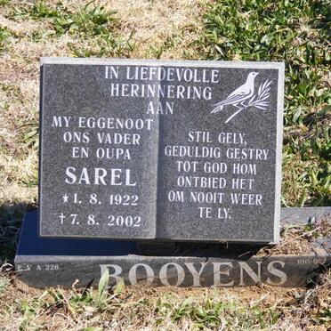 BOOYENS Sarel 1922-2002