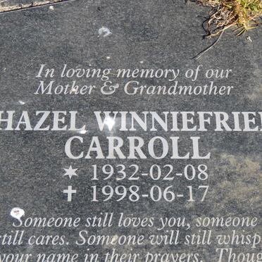 CARROLL Hazel Winniefried 1932-1998