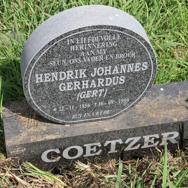 COETZER Hendrik Johannes Gerhardus 1956-1999