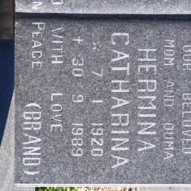 CURRAN Edward Daniel 1918-1986 &amp; Hermina Catharina BRAND 1920-1989