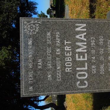 COLEMAN Robert 1963-1990