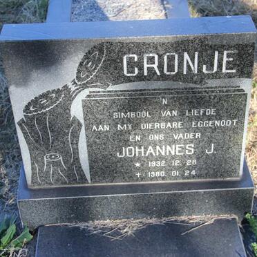 CRONJE Johannes J. 1932-1980