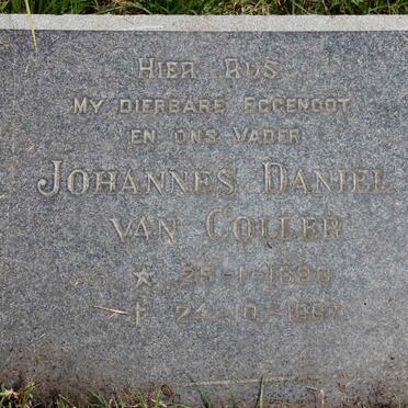 COLLER Johannes Daniel, van 1893-1967