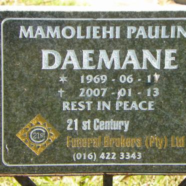 DAEMANE Mamoliehi Paulina 1969-2007