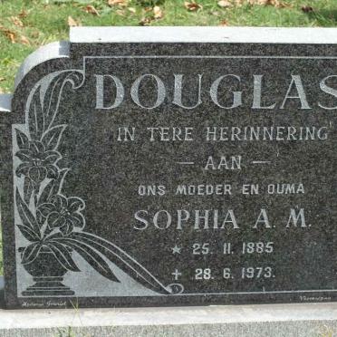 DOUGLAS Sophia A.M. 1885-1973