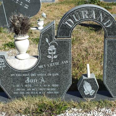 DURAND Jan A. 1935-1996