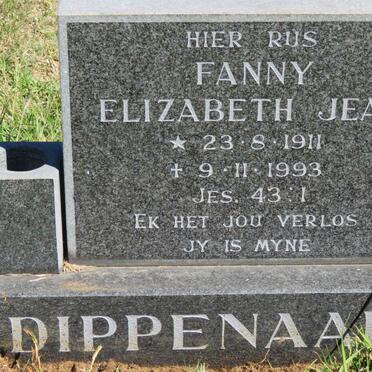 DIPPENAAR Fanny Elizabeth Jean 1911-1993