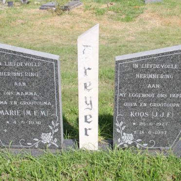 DREYER J.J.F. 1927-1997 &amp; M.E.M 1930-