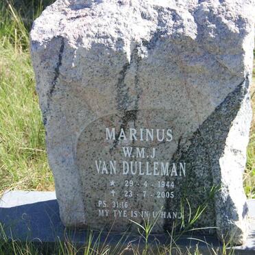 DULLEMAN W.M.J., van 1944-2005