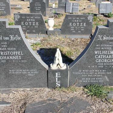 ELS Christoffel Johannes 1937-2014 &amp; Wilhelmina Catharina Georgina VOSLOO 1939-1983