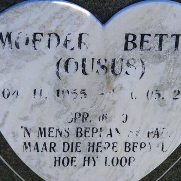 ERASMUS Daan 1952-2010 &amp; Bettie 1955-2004