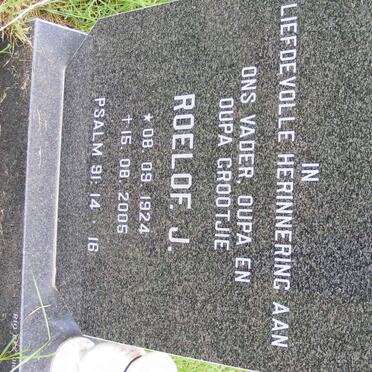 EKSTEEN Roelof J. 1924-2005