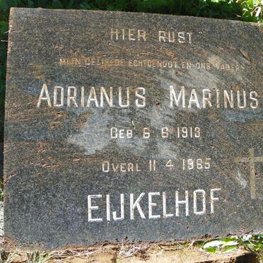 EIJKELHOF Adrianus Marinus 1913-1965