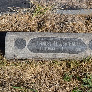 FARBER Ernest Willem Paul 1933-1981