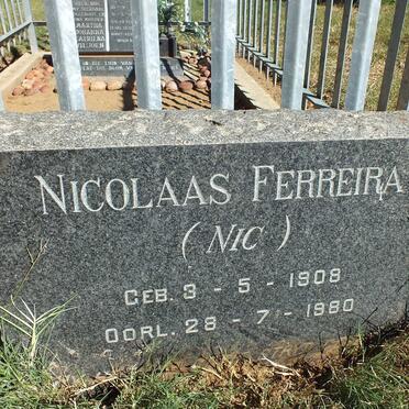 FERREIRA Nicolaas 1908-1980