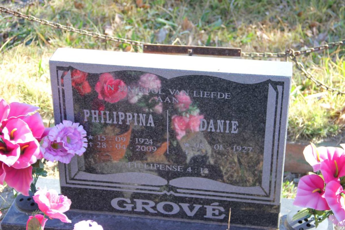 GROVÉ Danie 1927- &amp; Philippina 1924-2009