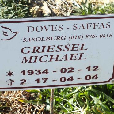 GRIESSEL Michael 1934-2017