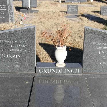 GRUNDLINGH Benjamin 1931-1980 &amp; J.S.S. CLARKE 1935-2004