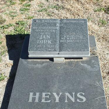 HEYNS Jan Dirk 1919-2002