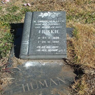 HUMAN Frikkie 1939-1992