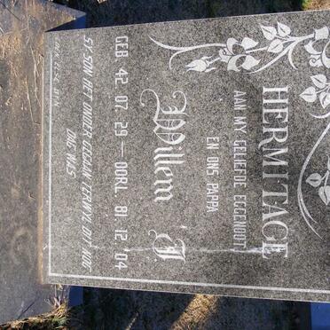 HERMITAGE Willem J. 1942-1981