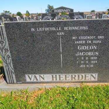 HEERDEN Gideon Jacobus, van 1930-1994