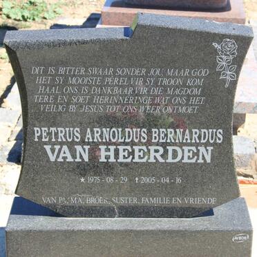 HEERDEN Petrus Arnoldus Bernardus, van 1975-2005